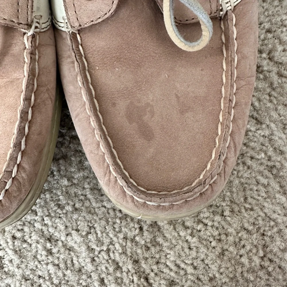 Sperry Top-sider Boat Shoes with Orange Detail - Size 9 - Picture 6 of 7